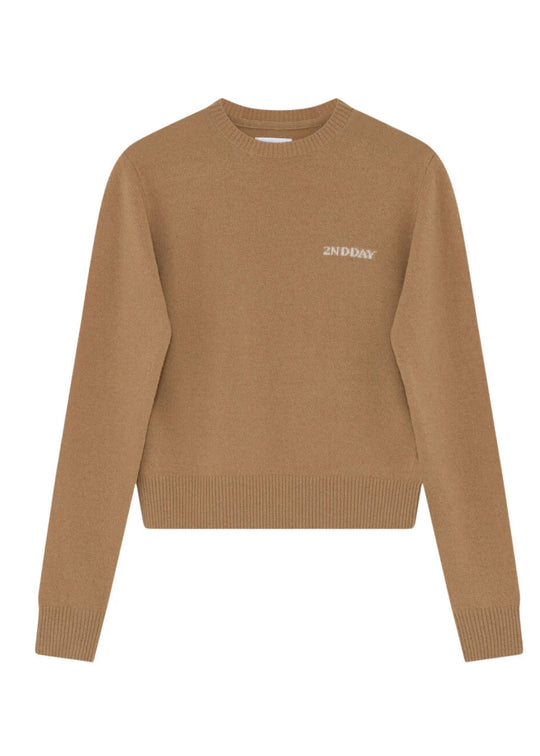 2NDDAY Lance TT Soft Wool Blend Pullover classic camel