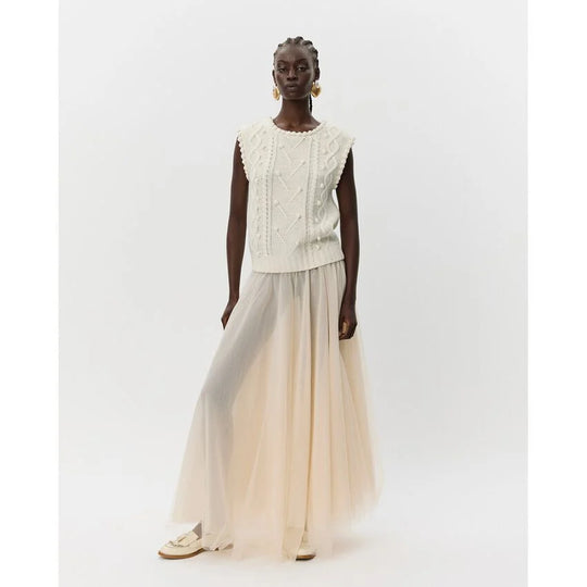 Sofie Schnoor KamelaSW Vest off-white