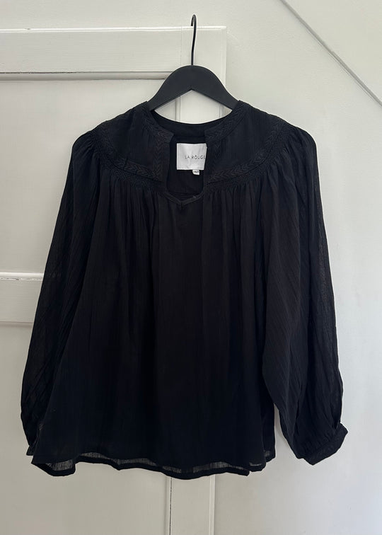 La Rouge Astrid Blouse black