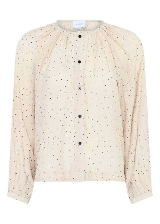 La Rouge Dot Shirt sand