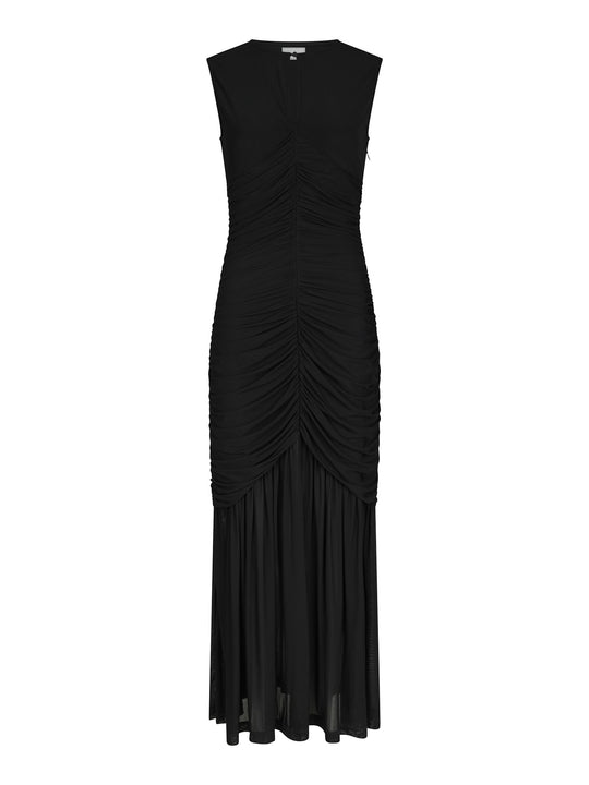 Neo Noir Markeni Mesh Dress Black