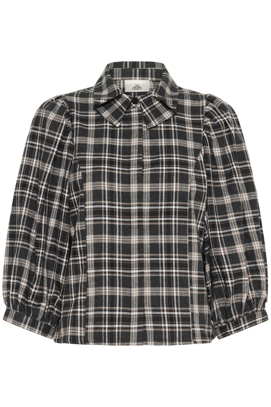 Karen by Simonsen KBBelis Frosty Blouse Thunderstorm Check