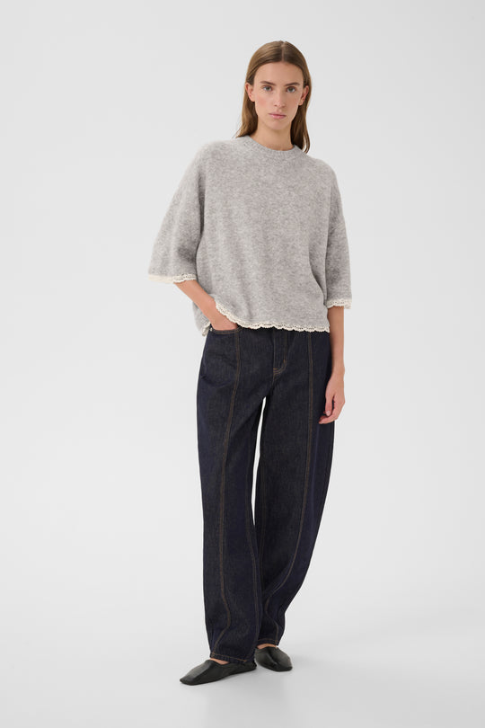 Karen by Simonsen KBEris O-neck Grey Melange