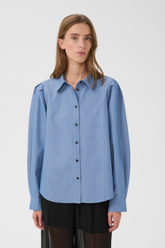 Karen by Simonsen KBRo Solid Shirt Coronet Blue