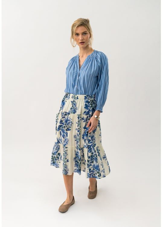 Lollys Laundry EloraLL shirt blue