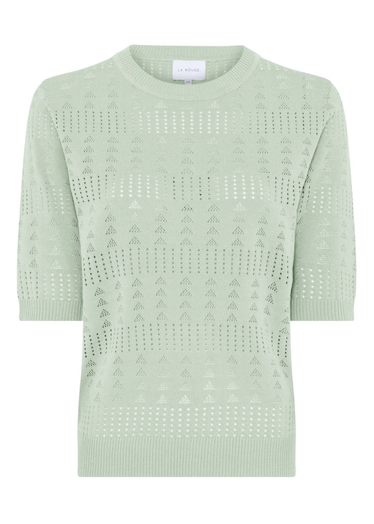La Rouge Alma knit Blouse green