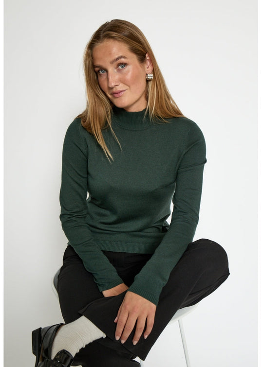 Minus MSLana Roll Knit Pullover 4112 Jungle Green