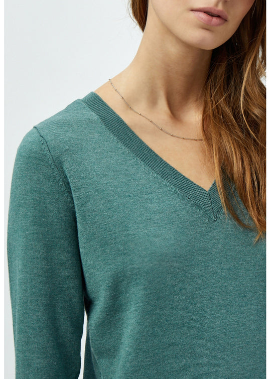 Minus Msmilla 3/4 manche en tricot pulvérisant la brume de mer melange