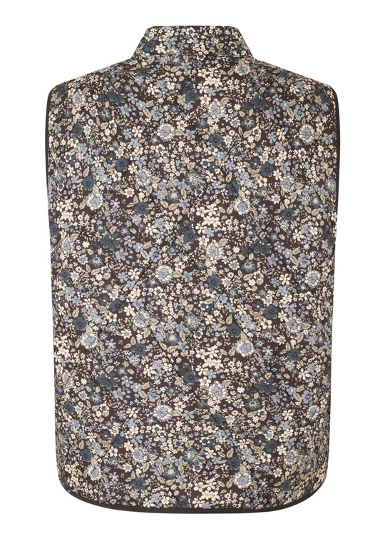 Lollys Laundry CairoLL Quilted Vest Washed Black