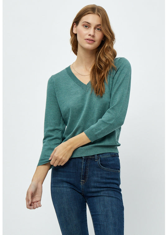 Minus Msmilla 3/4 manche en tricot pulvérisant la brume de mer melange