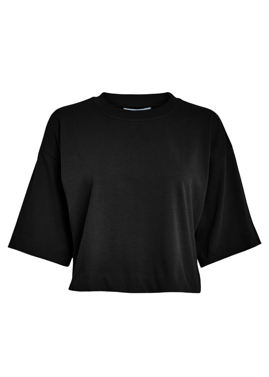 Minus MSGamma Cropped GOTS T-shirt Black
