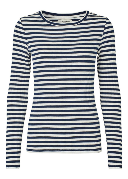 Lollys Laundry MayellaLL Top LS 26 Navy stripe