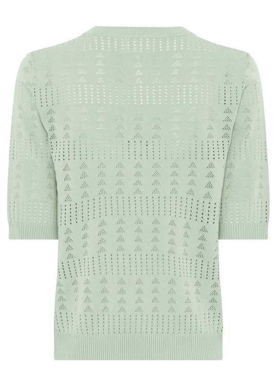 La Rouge Alma knit Blouse green