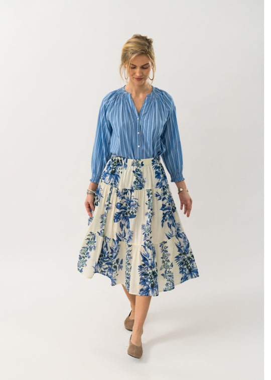 Lollys Laundry EloraLL shirt blue