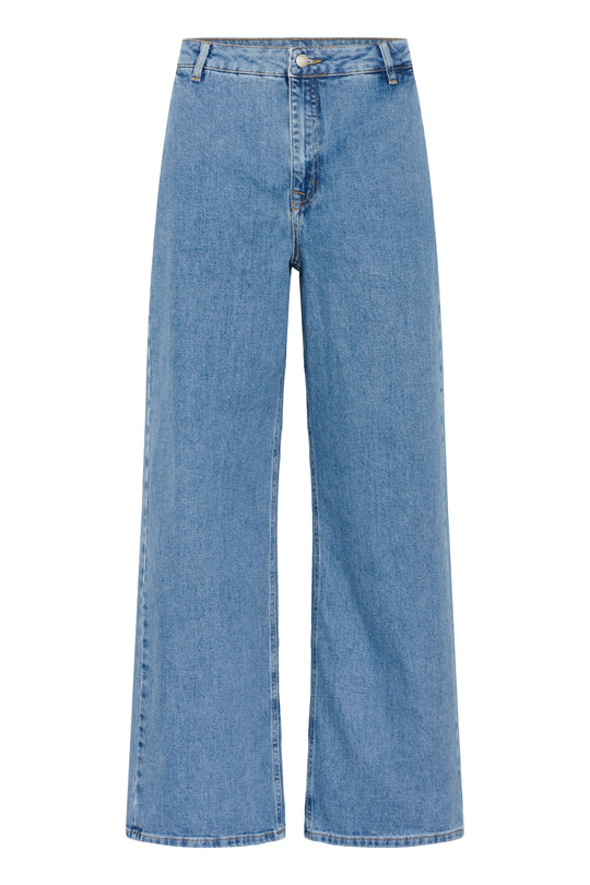 My Essential Wardrobe TusaMW 139 High Wide Y Medium Blue Retro Wash