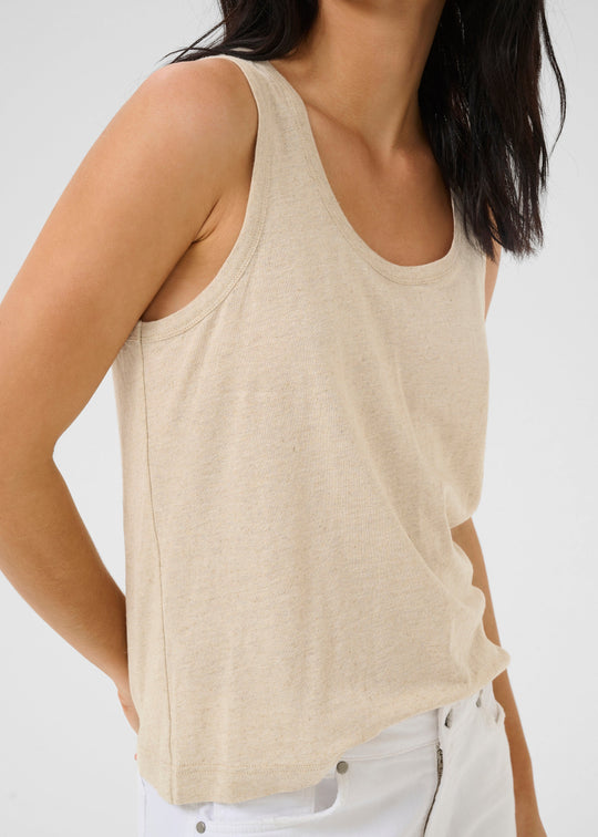 My Essential Wardrobe LisaMW Top Oatmeal Melange