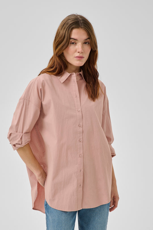 My Essential Wardrobe SunnaMW Boxy Shirt Adobe Rose Pink