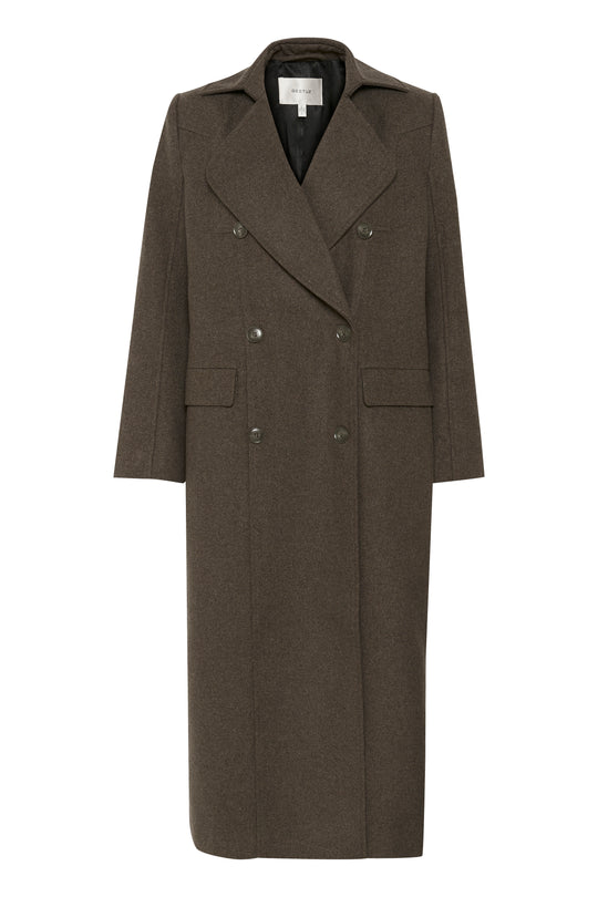 Gestuz GZzinka long coat Dark Mole