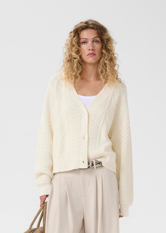 Gestuz GZthilla cardigan egret