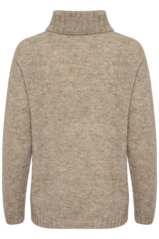 My Essential Wadrobe The Knit Rollneck Dune Melange