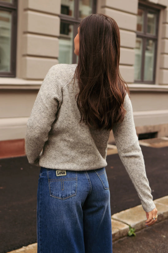 Urban Pioneers Betzy Sweater Light Grey Melange