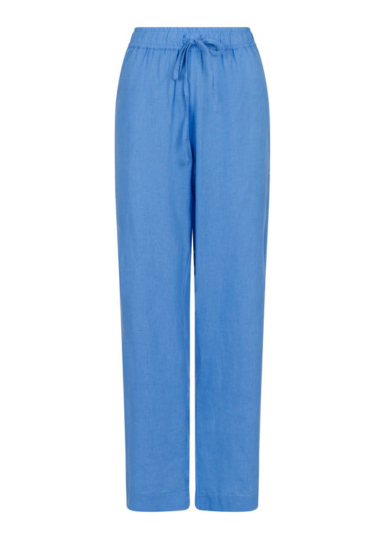 Neo Noir Sonar Linen Pants dusty blue