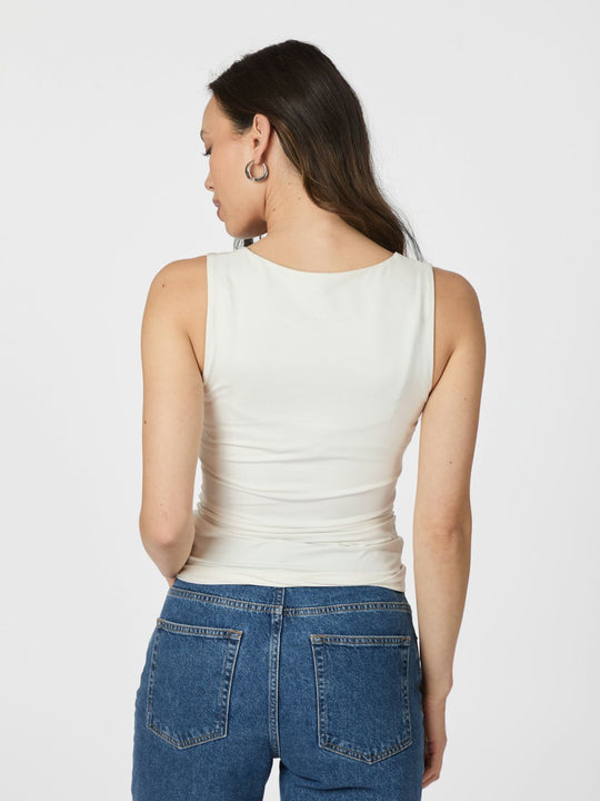 Neo Noir Sophia Jersey Top Off White