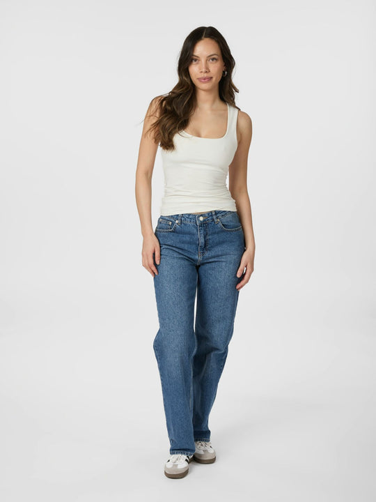 Neo Noir Sophia Jersey Top Off White