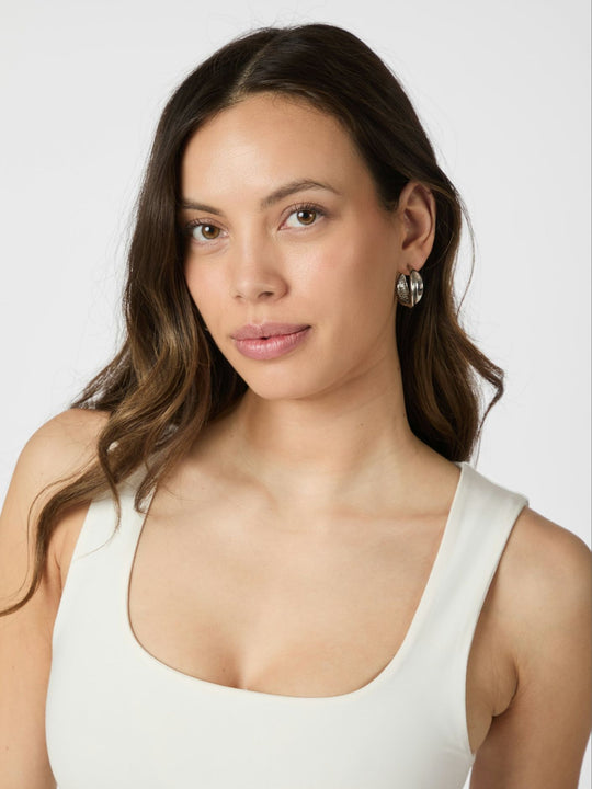 Neo Noir Sophia Jersey Top Off White