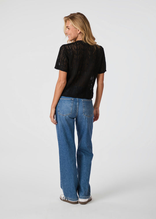 Neo Noir Laurana Crochet Cardigan Off White (copie)