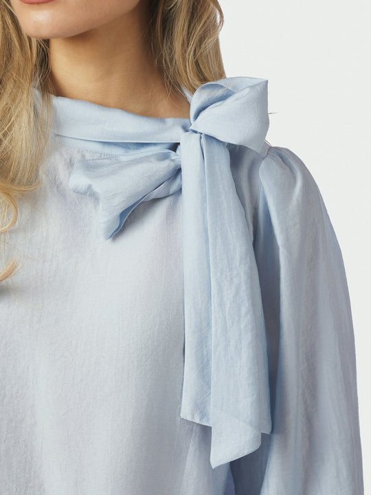 Neo Noir Selene Crisp Blouse Light Blue