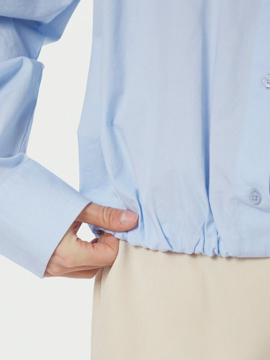 Neo Noir Emmana C Poplin Shirt Light Blue