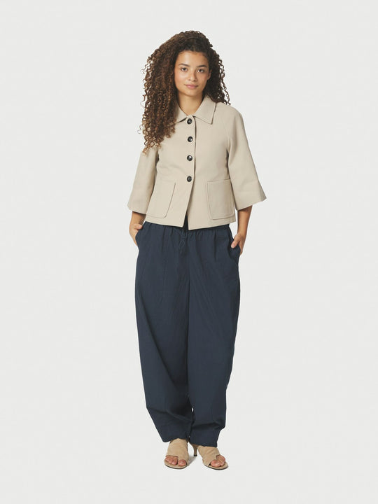 Neo Noir Prina C Poplin Pants Navy