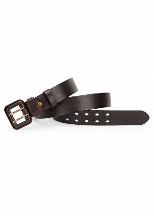 Plissé Copenhagen Boshan Bælte Dark Brown