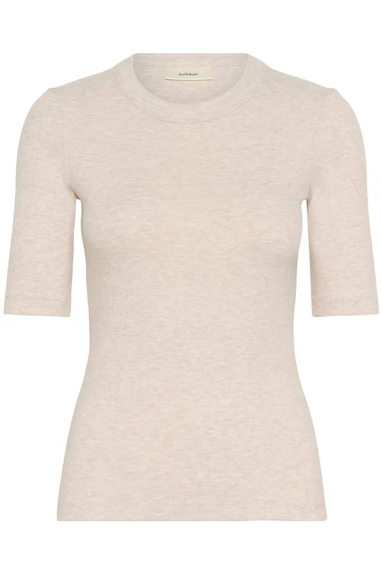 InWear DagnaIW Melange T-Shirt Ecru