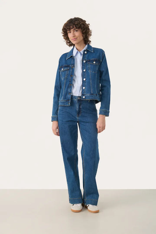 Part Two NicholiaPW Jacket Medium Dark Blue Denim