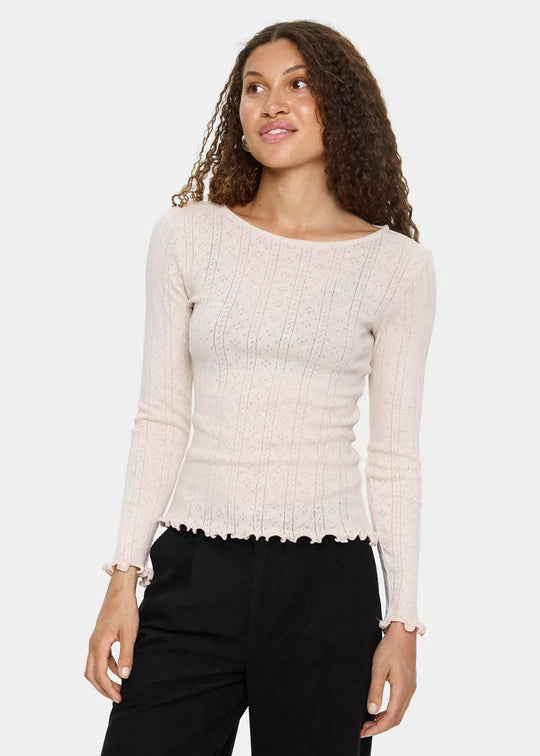 Saint Tropez GruSZ Blouse Rice Melange