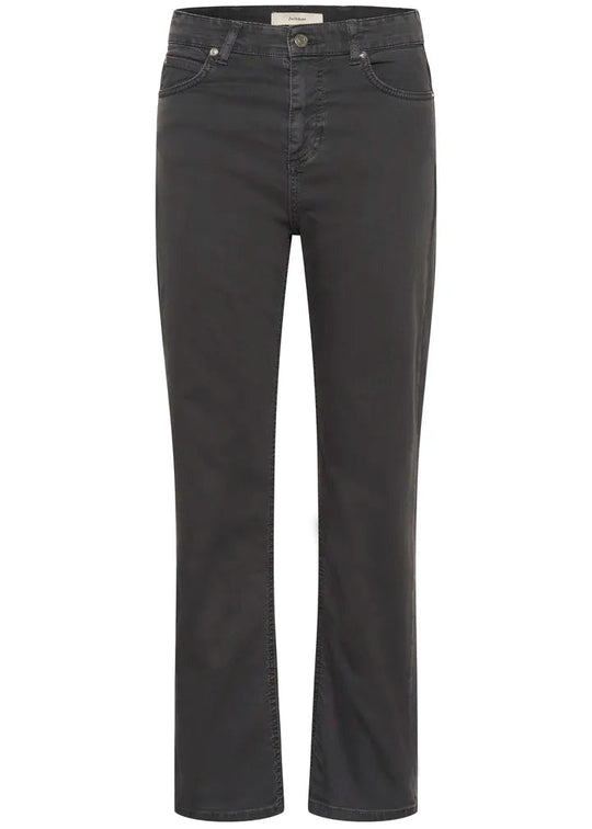 InWear Carlinaiw straight jeans black oyster (grå)