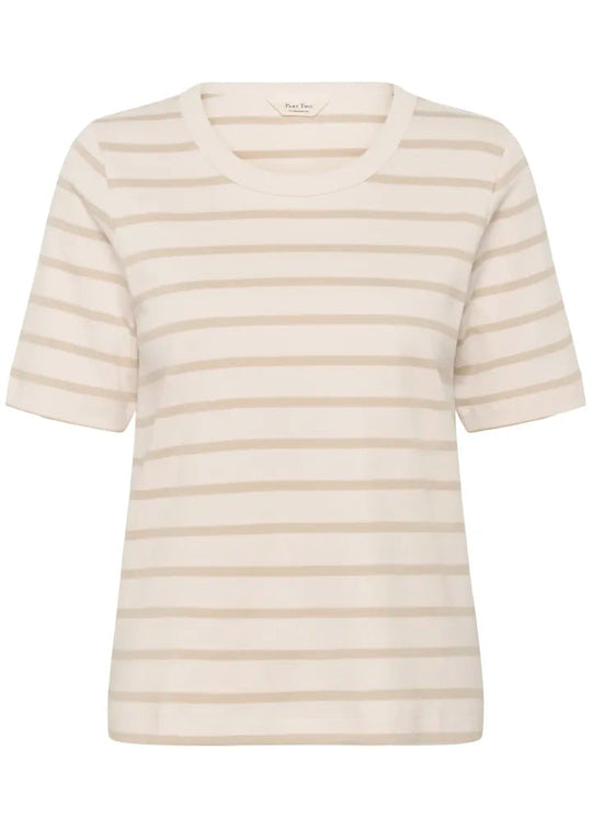 Part Two RatanaPW T-shirt French Oak Stripe