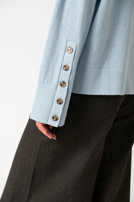 Soaked SLSanja Polo Pullover Powder Blue