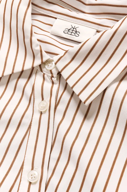 Karen by Simonsen KBElmira Shirt Cinnamon Stripe