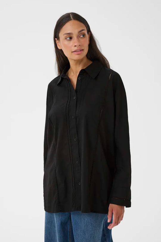 Karen by Simonsen KBOmmi Vilde Shirt Meteorite (sort)