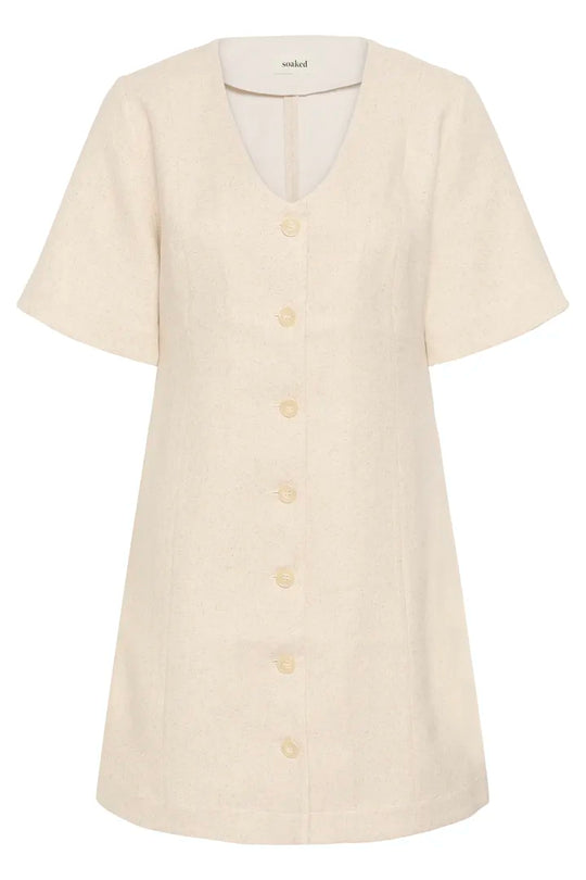 Soaked SLSambesi Dress Oatmeal