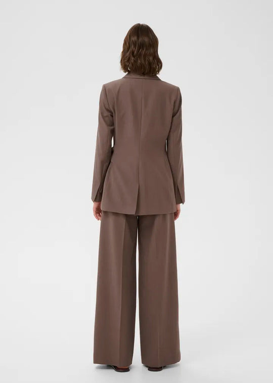 InWear Quitiw Wide Pant Coffee Quartz Melange