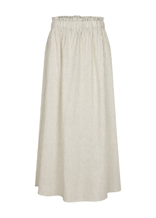 Lollys Laundry IslaLL Maxi Skirt 80 stripe sand