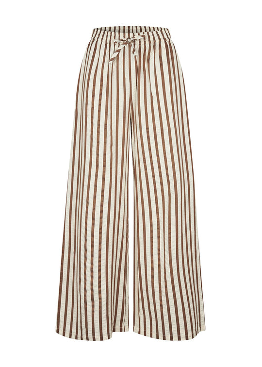 Lollys Laundry RitaLL Pants 87 Dark Mokka stripe