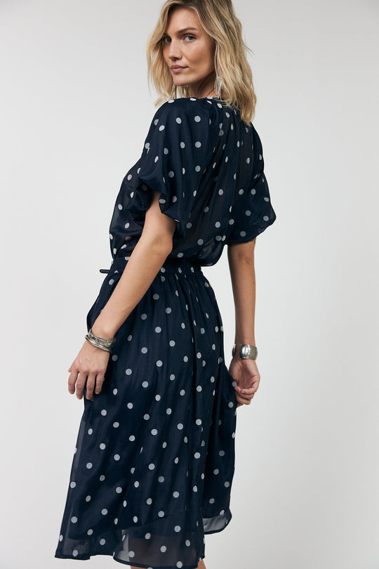 Lollys Laundry EllaLL Midi Skirt 23 Dark Blue