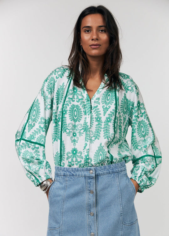 Lollys Laundry VeroLL Shirt LS green