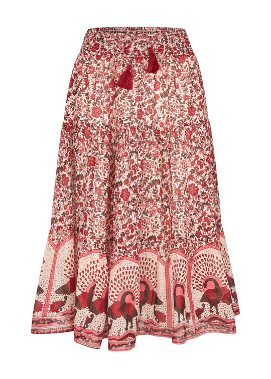 Lollys Laundry SunnyLL Midi Skirt 30 Red