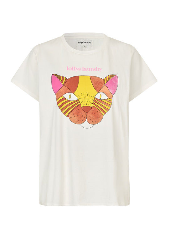 Lollys Laundry RomaLL Cat Tee 01 White